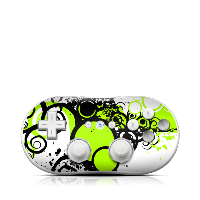 Wii Classic Controller Skin - Simply Green (Image 1)