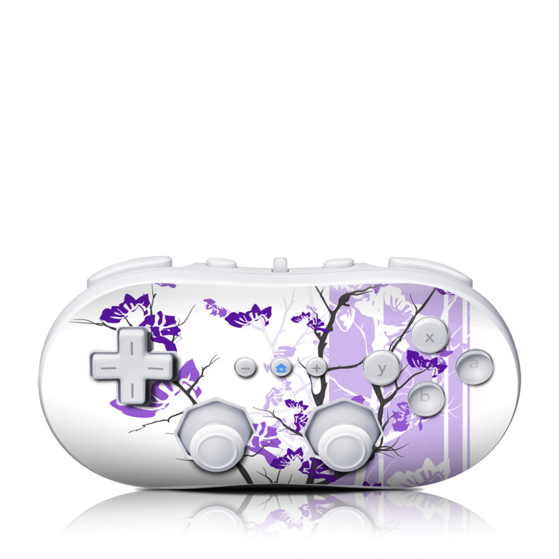 Wii Classic Controller Skin - Violet Tranquility (Image 1)