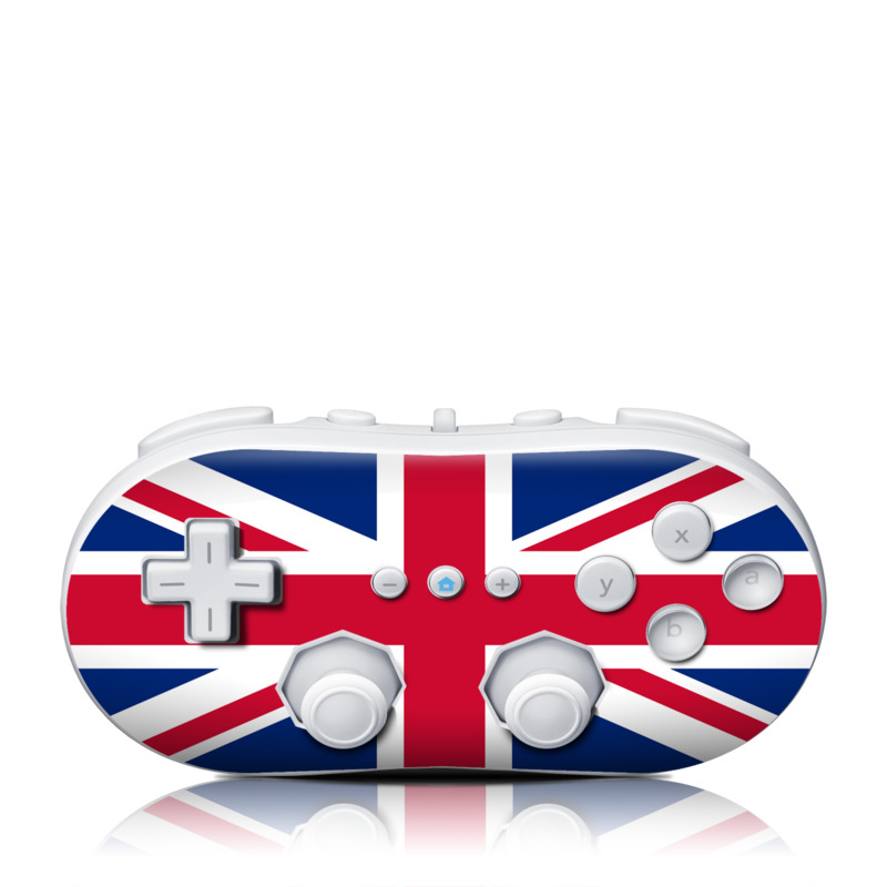 Wii Classic Controller Skin - Union Jack (Image 1)