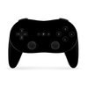 Nintendo Wii Classic Controller Pro Skin - Solid State Black