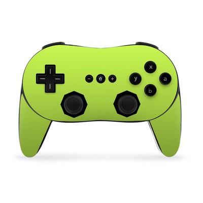 Nintendo Wii Classic Controller Pro Skin - Solid State Lime