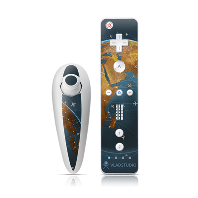 Wii Nunchuk Skin - Airlines