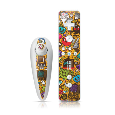 Wii Nunchuk Skin - Psychedelic