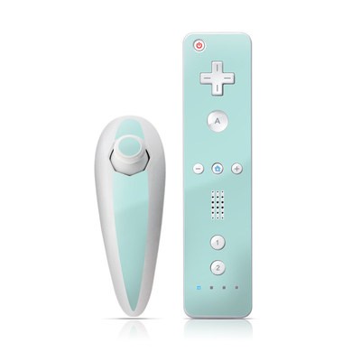 Wii Nunchuk Skin - Solid State Mint