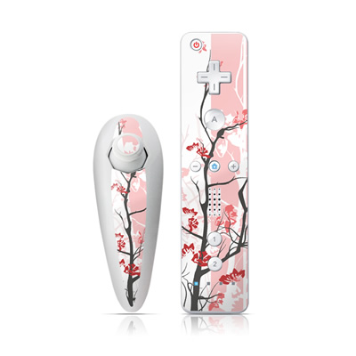 Wii Nunchuk Skin - Pink Tranquility