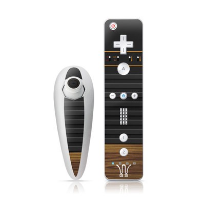 Wii Nunchuk Skin - Wooden Gaming System