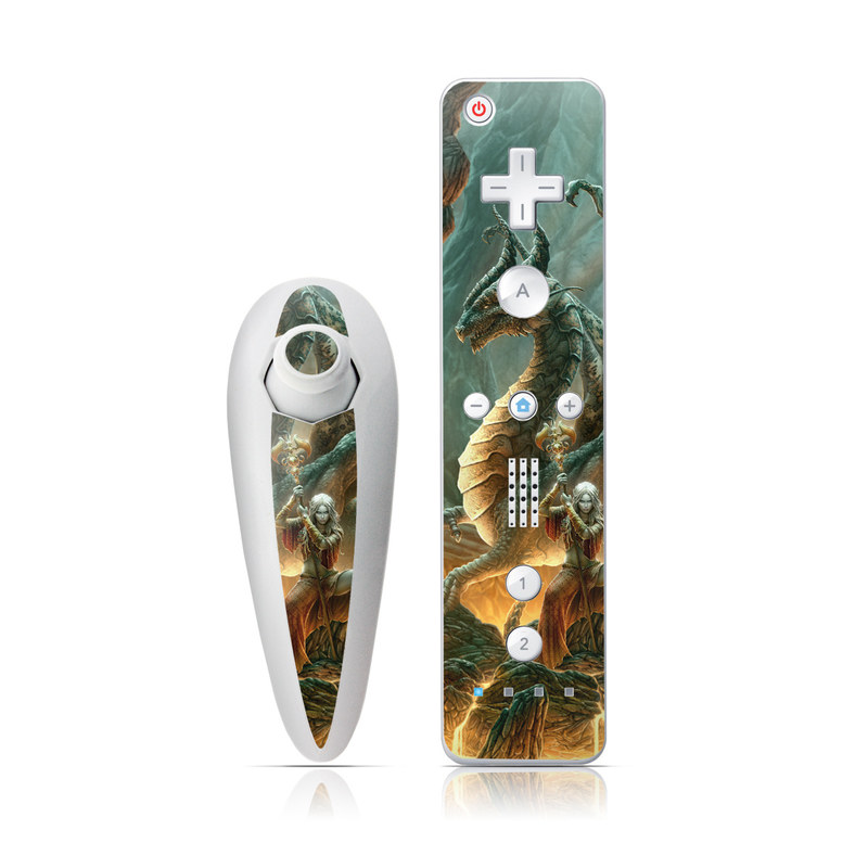 Wii Nunchuk Skin - Dragon Mage (Image 1)