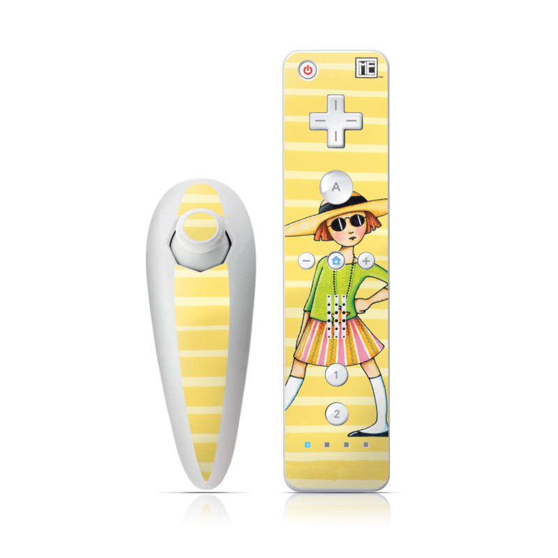 Wii Nunchuk Skin - You Go Girl (Image 1)