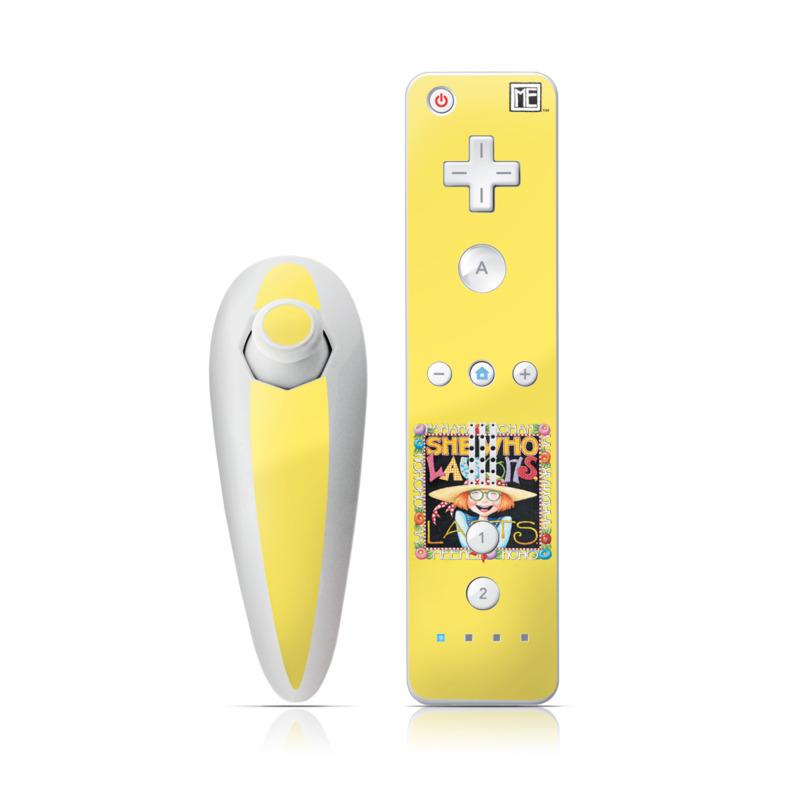 Wii Nunchuk Skin - She Who Laughs (Image 1)