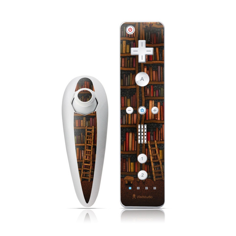 Wii Nunchuk Skin - Library (Image 1)