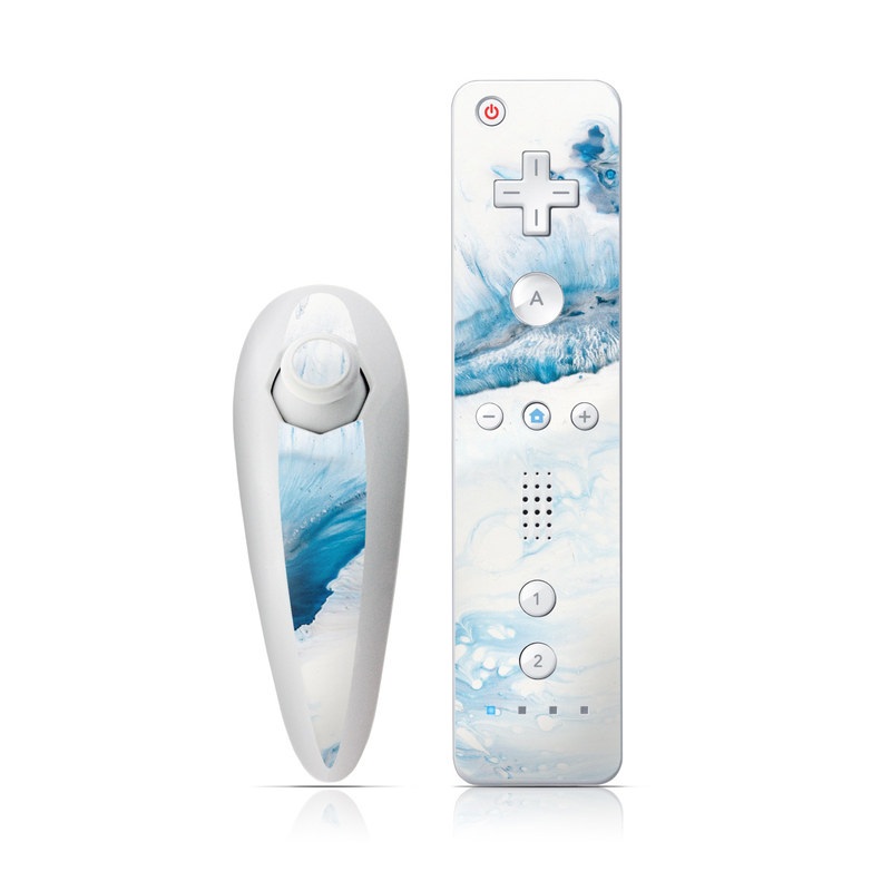 Wii Nunchuk Skin - Polar Marble (Image 1)