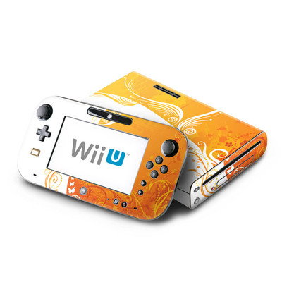 Wii U Skin - Orange Crush