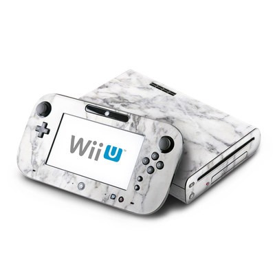 Wii U Skin - White Marble