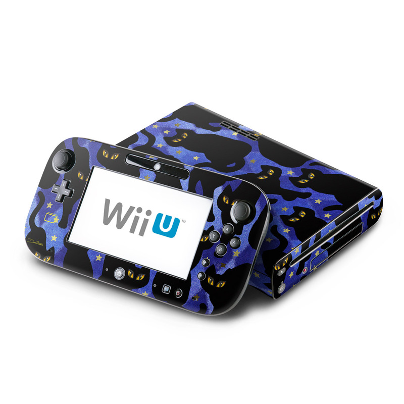 Wii U Skin - Cat Silhouettes (Image 1)