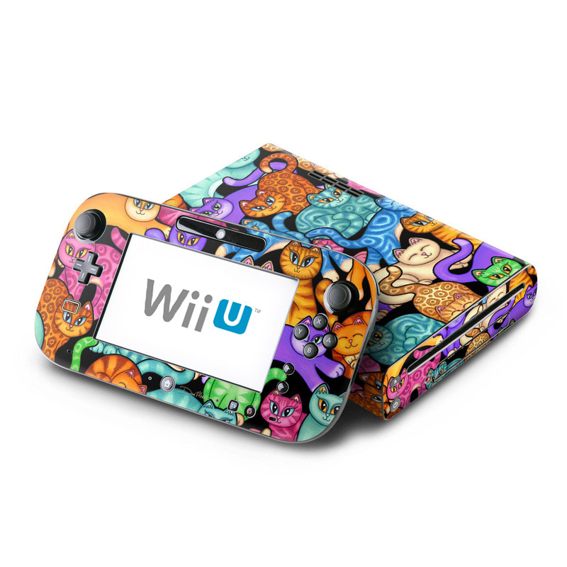 Wii U Skin - Colorful Kittens (Image 1)
