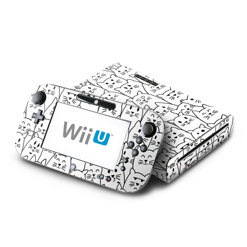 Wii U Skin - Moody Cats (Image 1)