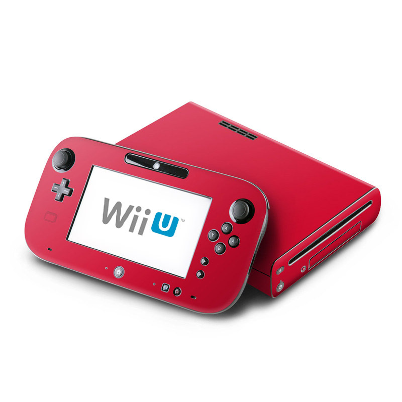 Wii U Skin - Solid State Red (Image 1)