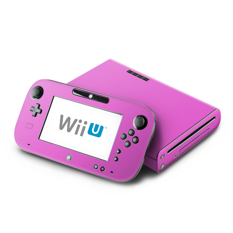 Wii U Skin - Solid State Vibrant Pink (Image 1)