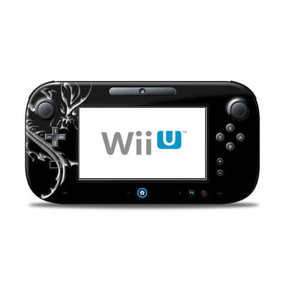 Wii U Controller Skin - Chrome Dragon