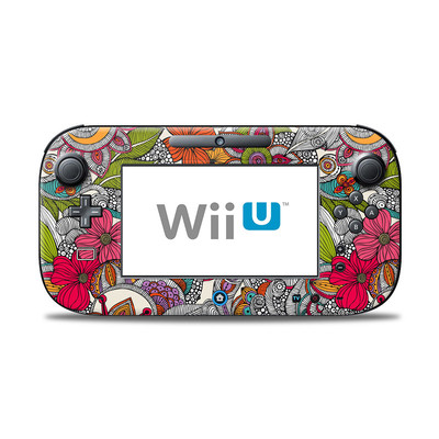 Wii U Controller Skin - Doodles Color