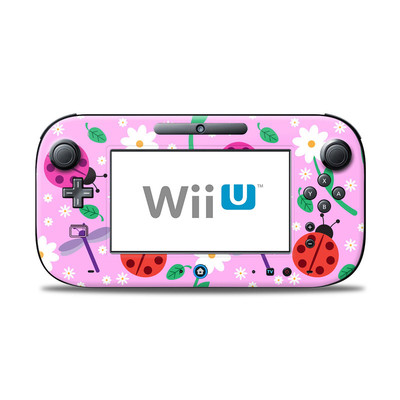Wii U Controller Skin - Ladybug Land