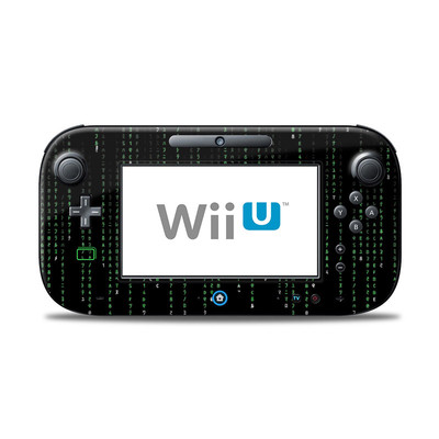 Wii U Controller Skin - Matrix Style Code