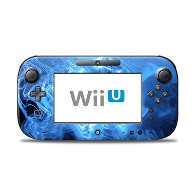 Wii U Controller Skin - Blue Quantum Waves
