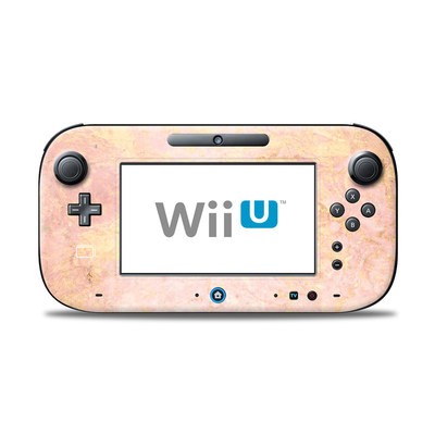 Wii U Controller Skin - Rose Gold Marble