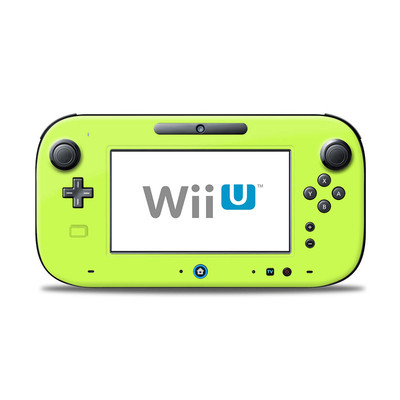 Wii U Controller Skin - Solid State Lime