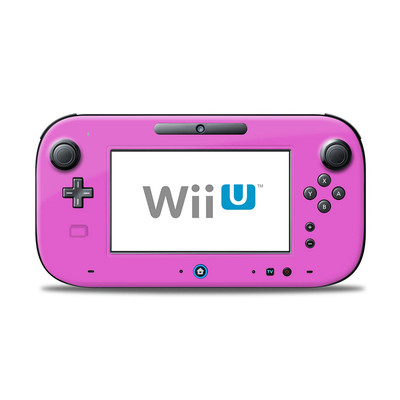 Wii U Controller Skin - Solid State Vibrant Pink