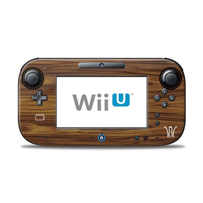 Wii U Controller Skin - Wooden Gaming System