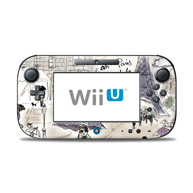 Wii U Controller Skin - Ah Paris (Image 1)