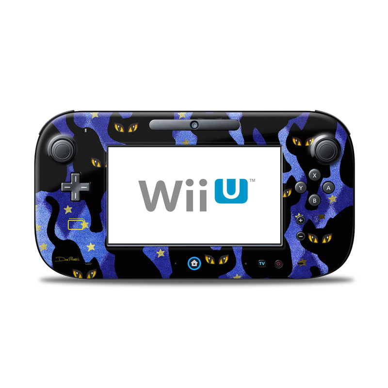 Wii U Controller Skin - Cat Silhouettes (Image 1)