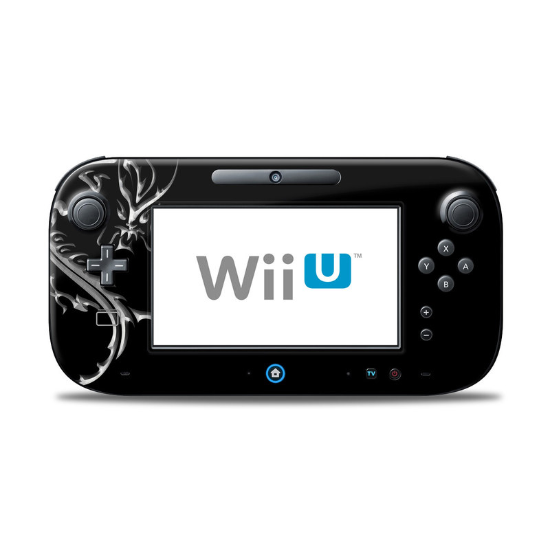 Wii U Controller Skin - Chrome Dragon (Image 1)