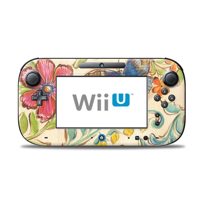 Wii U Controller Skin - Garden Scroll (Image 1)