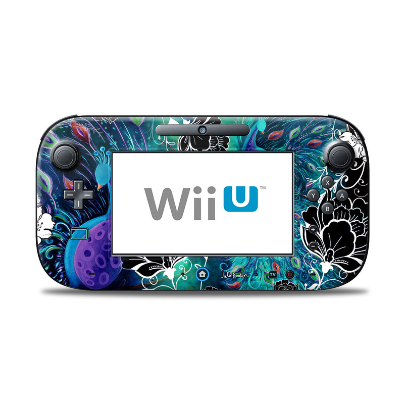 Wii U Controller Skin - Peacock Garden (Image 1)