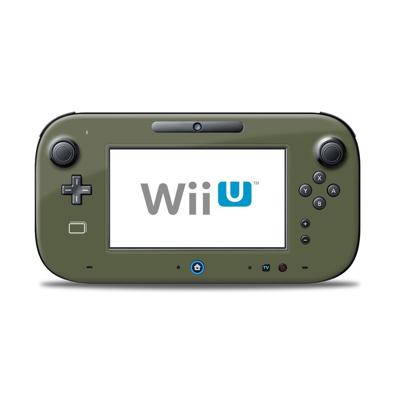 Wii U Controller Skin - Solid State Olive Drab (Image 1)