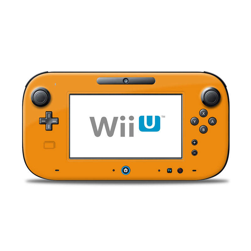 Wii U Controller Skin - Solid State Orange (Image 1)