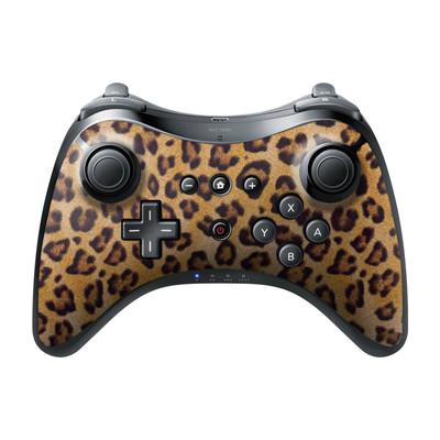 Nintendo Wii U Pro Controller Skin - Leopard Spots