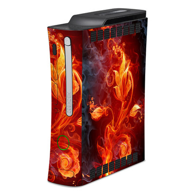 Xbox 360 Skin - Flower Of Fire