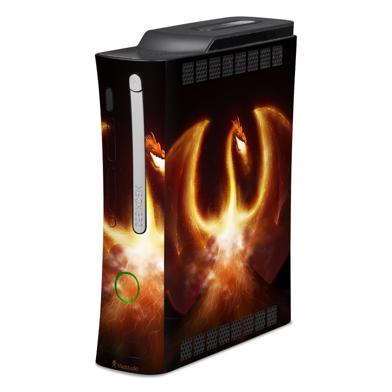 Xbox 360 Skin - Fire Dragon (Image 1)