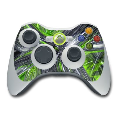 Xbox 360 Controller Skin - Emerald Abstract