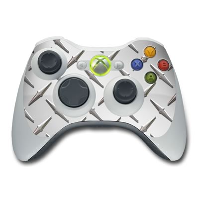 Xbox 360 Controller Skin - Diamond Plate