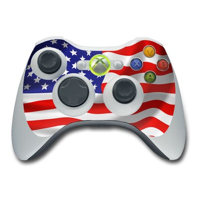 Xbox 360 Controller Skin - USA Flag