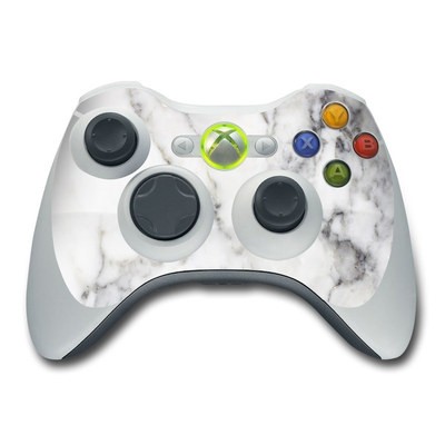 Xbox 360 Controller Skin - White Marble