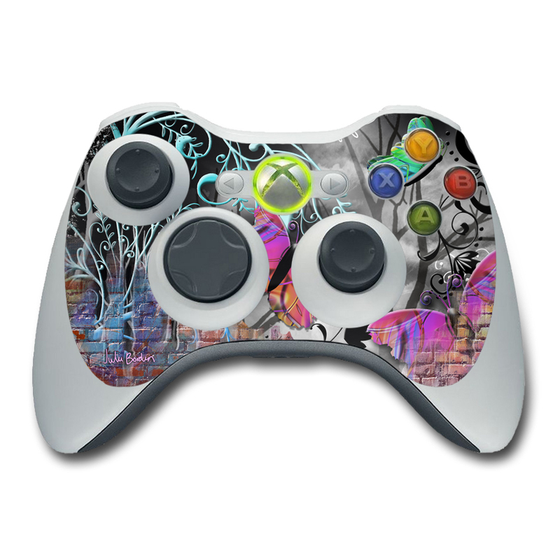 Xbox 360 Controller Skin - Butterfly Wall (Image 1)