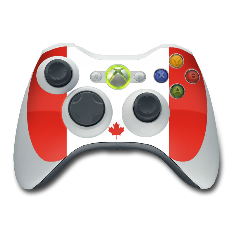 Xbox 360 Controller Skin - Canadian Flag (Image 1)