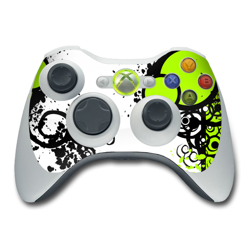 Xbox 360 Controller Skin - Simply Green by Gaming | DecalGirl