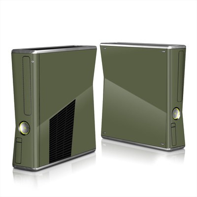 Xbox 360 S Skin - Solid State Olive Drab