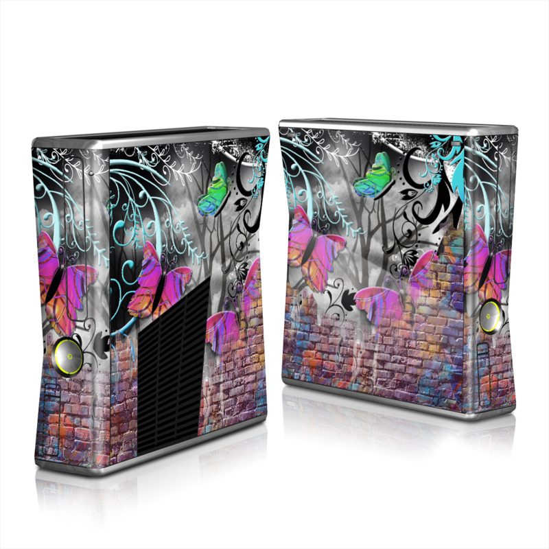 Xbox 360 S Skin - Butterfly Wall (Image 1)